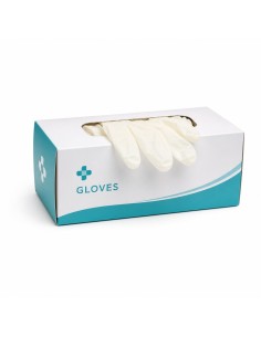 GANTS LATEX PEU POUDRÉS SUPER GRIP