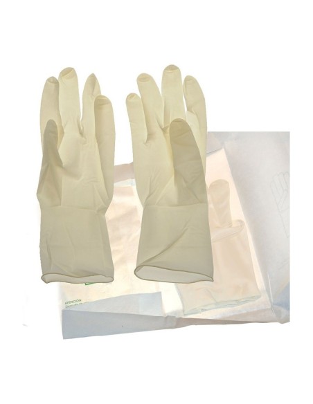 GANTS LATEX STÉRILES POUDRÉS (bloc opératoire)